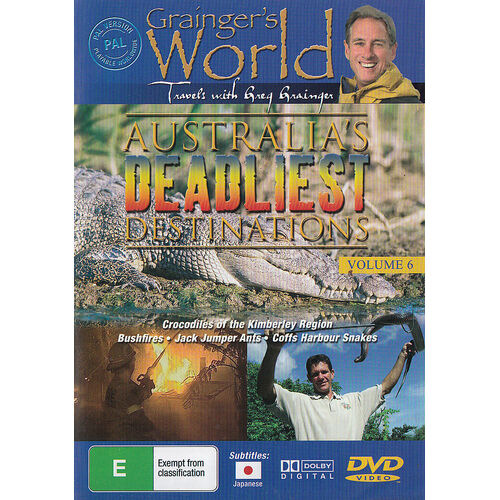 Grainger&#39;s World Australia&#39;s Deadliest Destinations 6 DVD