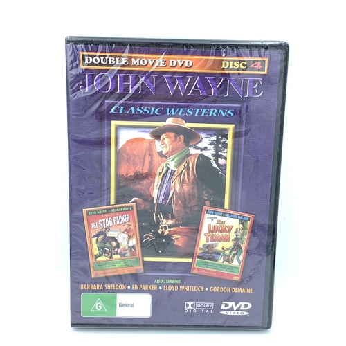 John Wayne Classic Western Star Packer &amp; Lucky Texan - DVD New Region ALL