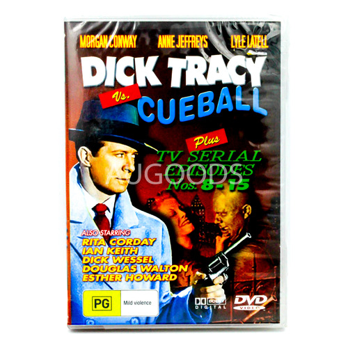 Dick Tracy Vs. Cueball Morgan Conway- Episodes 8-15 - DVD Series New