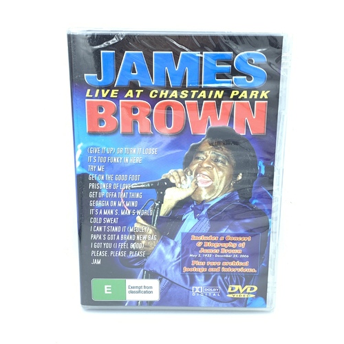 James Brown: Live at Chastain Park James Brown -DVD Series -Music New Region ALL