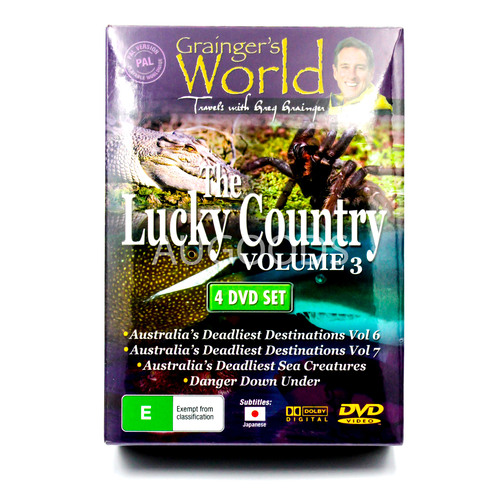 Grainger&#39;s World - The Lucky Country Volume 3 - 4 DISC Set Region ALL