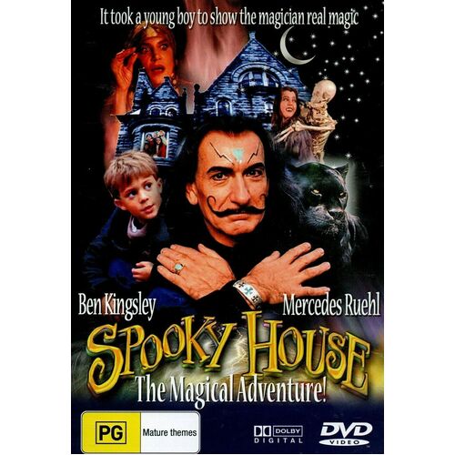 SPOOKY HOUSE FAMILY ADVENTURE PAL SYSTEM - Rare DVD Aus Stock New Region ALL