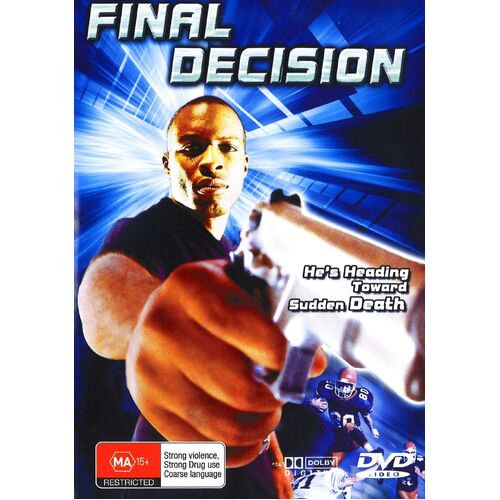 FINAL DECISION BRAND - Rare DVD Aus Stock New Region ALL