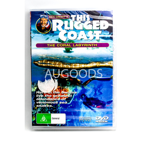 Ben Cropp&#39;s The Rugged Coast - The Coral Labyrinth -Educational DVD Series New