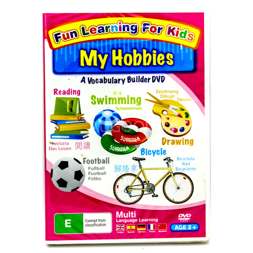 FUN LEARNING FOR Kid&#39;s children&#39;s: My Hobbies -Kids DVD Series New Region ALL