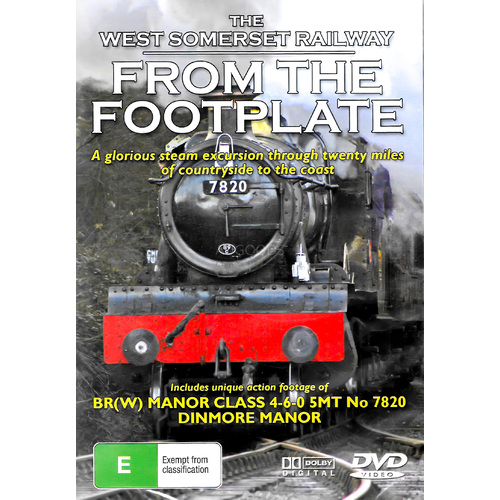 Trains From The Footplate West Somerset -Educational DVD Series New Region ALL