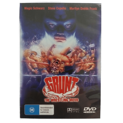 GRUNT THE WRESTLING MOVIE PAL - Rare DVD Aus Stock New Region 4