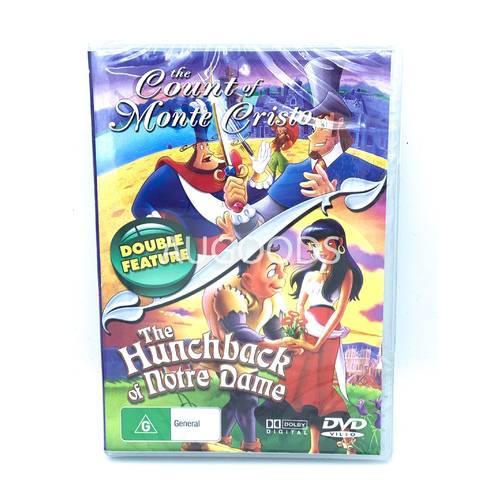 The Count of Monte Cristo Hunchback of Notre Dame double Feature Kid&#39;s Children