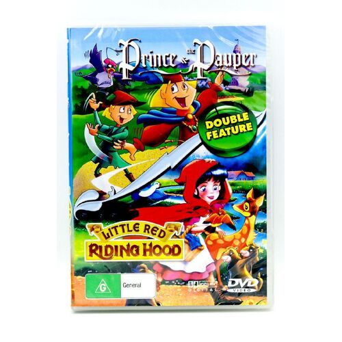 Prince &amp; the Pauper &amp; Little Red Riding Hood -Kids DVD Series New Region ALL
