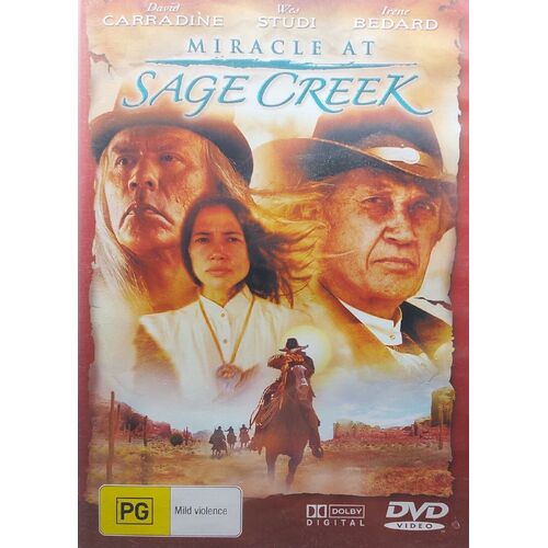 MIRACLE AT SAGE CREEK David Carradine Wes Studi Michael Parks - DVD New