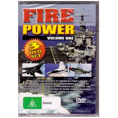 FIREPOWER VOL 1 JET AIR COMBAT MILITARY WAR -DVD War Series New