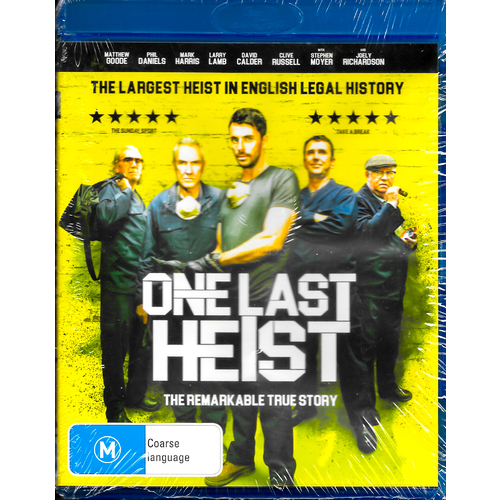 ONE LAST HEIST - Rare Blu-Ray Aus Stock New Region B