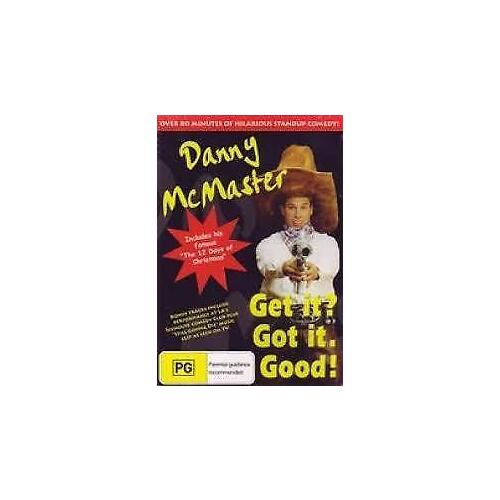 Danny McMaster Get It Got It Good -Rare DVD Aus Stock Comedy New Region 4