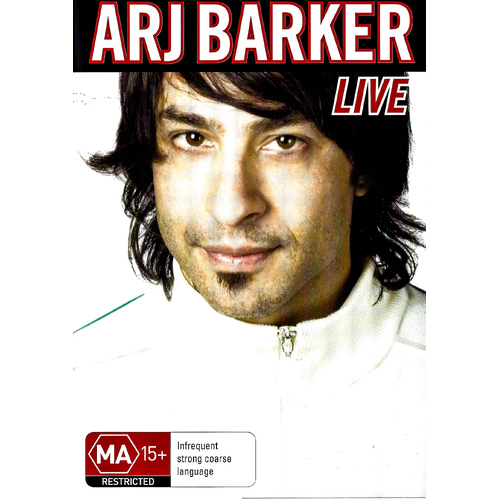 Arj Barker Live -DVD Comedy Series Rare Aus Stock New Region ALL