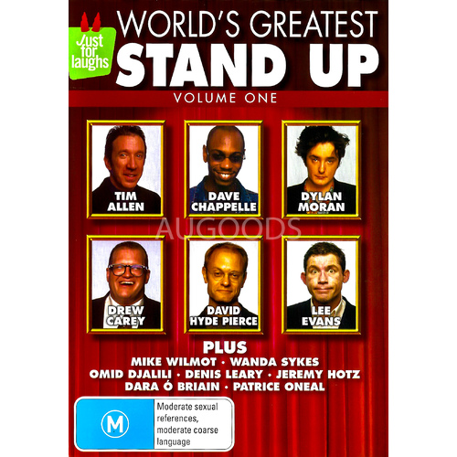 World&#39;s Greatest Stand Up Vol. 1 -Rare DVD Aus Stock Comedy New Region ALL