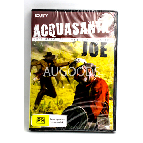 Acquasanta Joe - 70&#39;s Spaghetti Western Classics - Rare DVD Aus Stock New