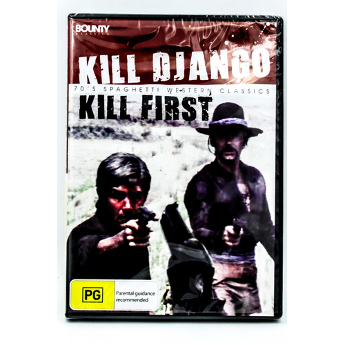 Kill Django Kill First - Rare DVD Aus Stock New Region 4