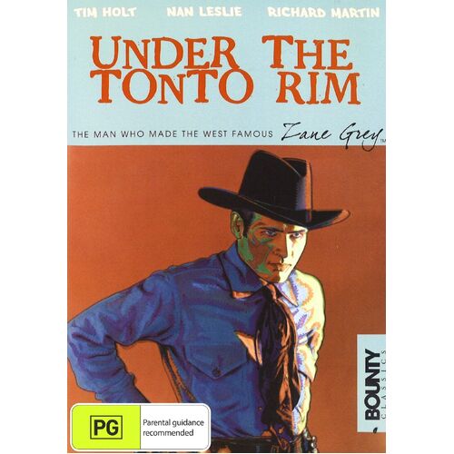 Under The Tonto Rim - Rare DVD Aus Stock New Region 4