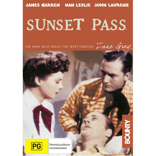Zane Grey Sunset Pass (1946) James Warren Nan Leslie John Laurenz - DVD New