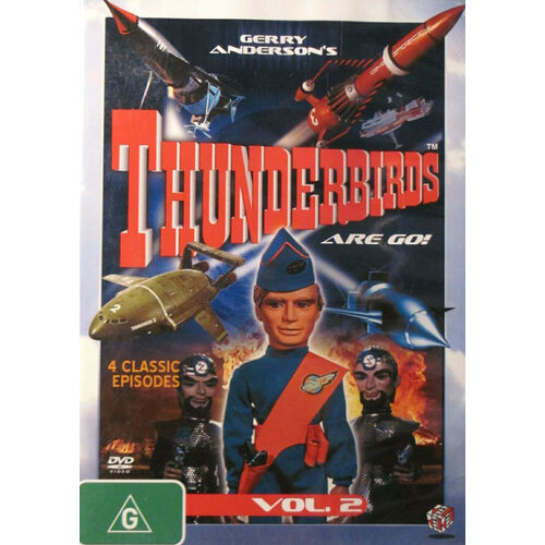 Thunderbirds : Vol 2 -DVD Comedy Series Rare Aus Stock New