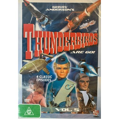Thunderbirds : Vol 5 Gerry Anderson -DVD Comedy Series Rare Aus Stock New