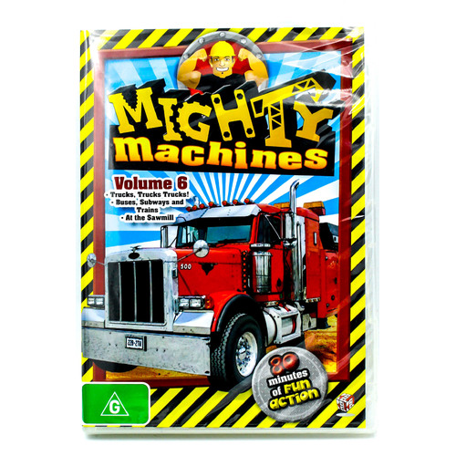 Mighty Machines Volume 6 -Educational DVD Series Rare Aus Stock New Region 4