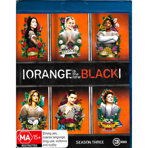Orange is the New Black Season 3 -Blu-Ray Comedy Series Rare Aus Stock New