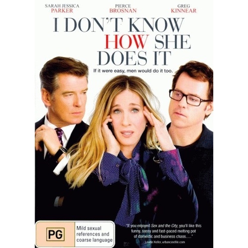 I Don&#39;t Know How She Does It - Rare DVD Aus Stock New Region 4