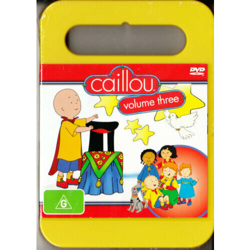 CAILLOU VOLUME THREE 3 REGION 4 AUSTRALIAN RELEASE -Kids DVD Series New
