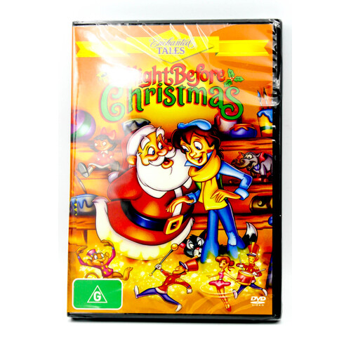 The Night Before Christmas Enchanted Tales -Kids DVD Rare Aus Stock New