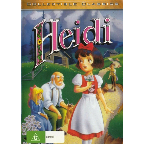 Heidi -Kids DVD Series Rare Aus Stock New