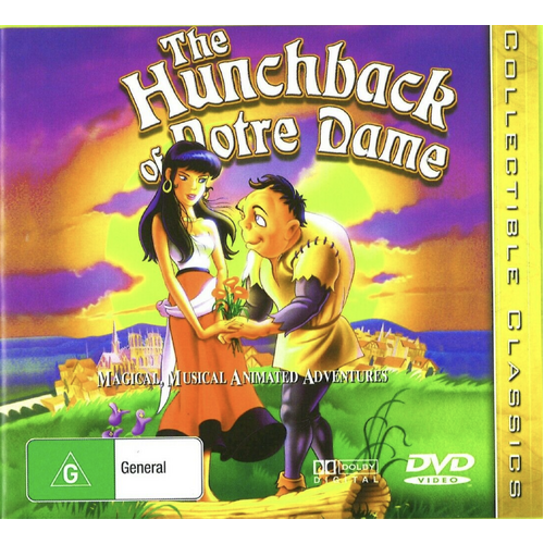 The Hunchback of Notre Dame -Kids DVD Series Rare Aus Stock New