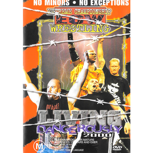 ECW Living Dangerously 2000 - DVD Series Rare Aus Stock New