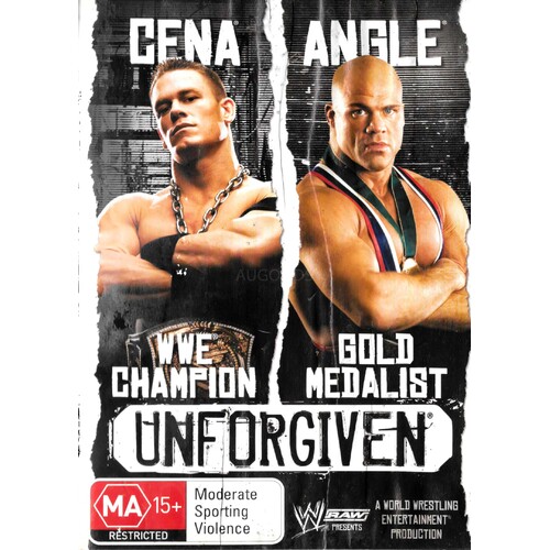 WWE UNFORGIVEN DVD Preowned: Disc Like New