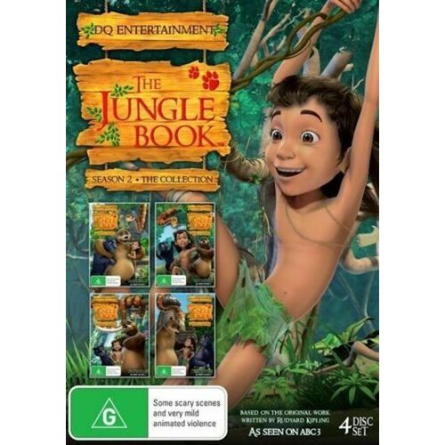 The Jungle Book : Season 2 (2016, 4-Disc Set) DVD Preowned: Disc Like New