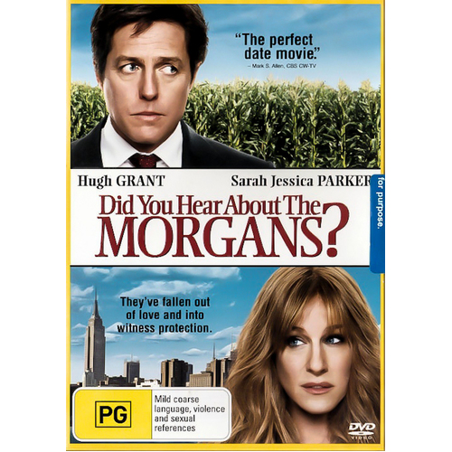 DID YOU HEAR ABOUT THE MORGANS? DVD Preowned: Disc Like New