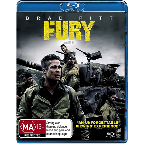 Fury Blu-Ray Preowned: Disc Like New