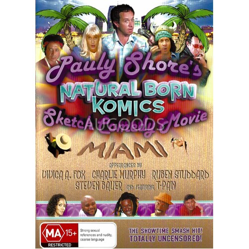 Pauly Shore&#39;s + Natural Born Komics + Sketch Comedy Movie DVD Preowned: Disc Like New