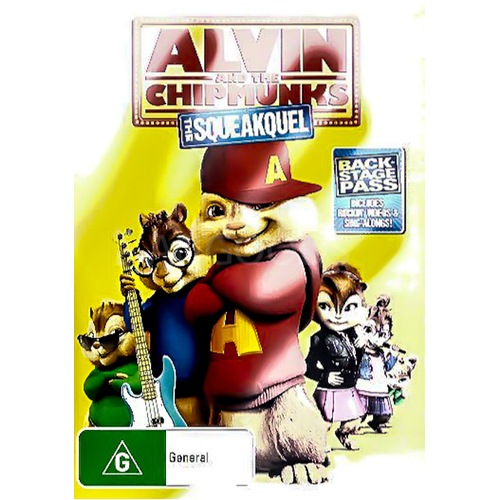 ALVIN AND THE CHIPMUNKS : THE SEQUEL DVD Preowned: Disc Like New
