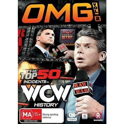 WWE - The Top 50 Incidents In WCW History Vol 2 - 3 Disc Set - DVD Preowned: Disc Like New