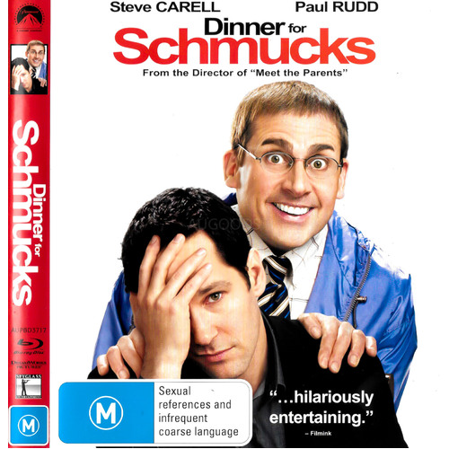 Dinner for Schmucks Blu-Ray Preowned: Disc Like New