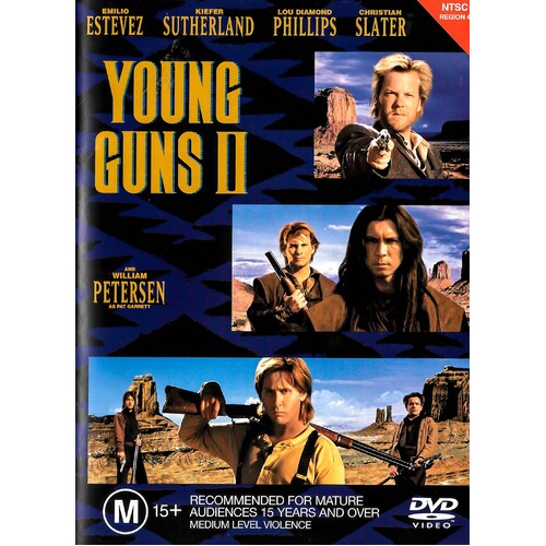 YOUNG GUNS 2 DVD Preowned: Disc Like New