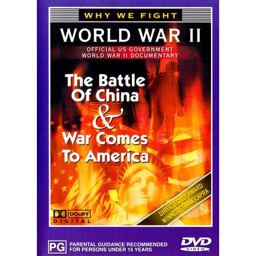 Why We Fight : Battle Of China &amp; War Comes To America DVD Preowned: Disc Like New