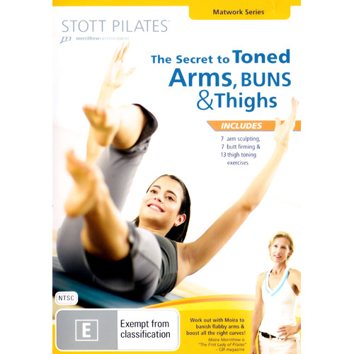 Stott Pilates The Secret to Toned Arms, Buns And Thighs (Matwork Series) DVD Preowned: Disc Like New