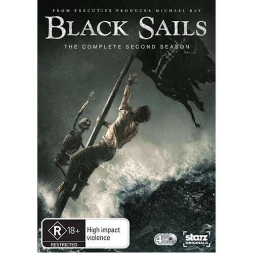 Black Sails SEASON 2 DVD Preowned: Disc Like New