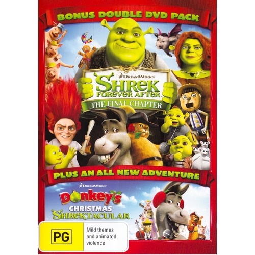 Shrek 4 Forever After / Donkey&#39;s Christmas Shrektacular (Region 4) DVD Preowned: Disc Like New