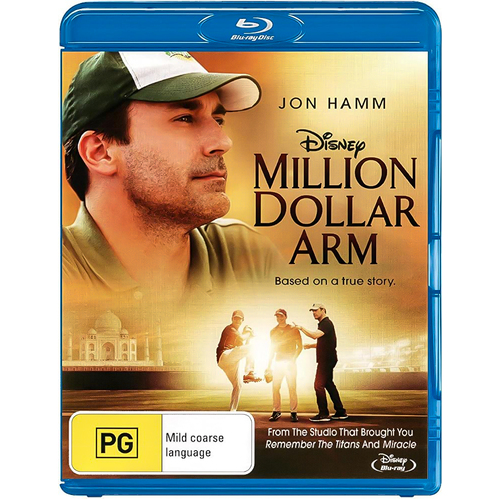 Million Dollar Arm Blu-Ray Preowned: Disc Like New