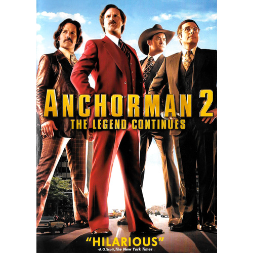 Anchorman The Legend Continues Region 1 USA DVD Preowned: Disc Like New