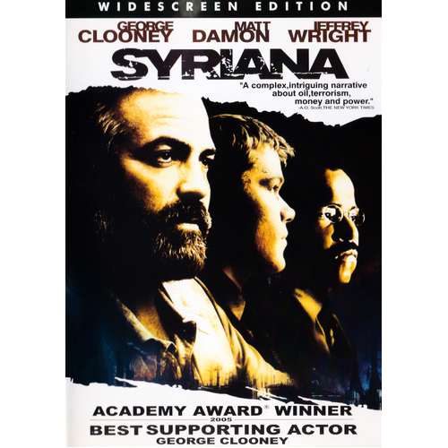 Syriana Region 1 USA DVD Preowned: Disc Excellent