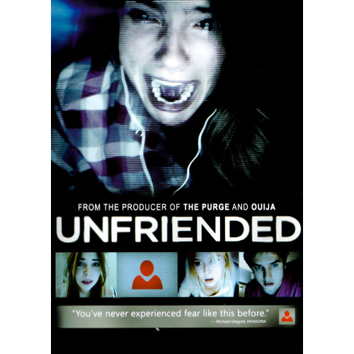 Unfriended Region 1 USA DVD Preowned: Disc Excellent